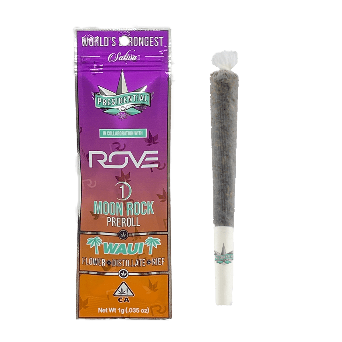 pre-roll produced by Presidential RX Waui [1g]