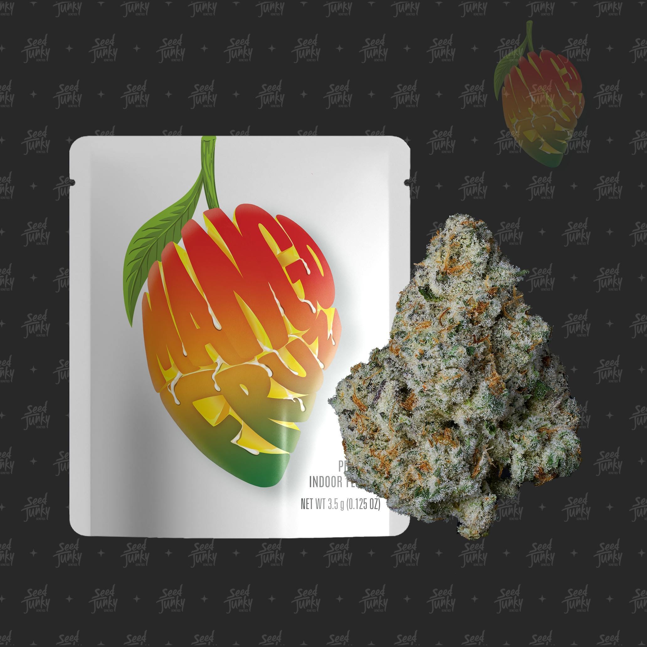 flower produced by Seed Junky Genetics Mango Fruz