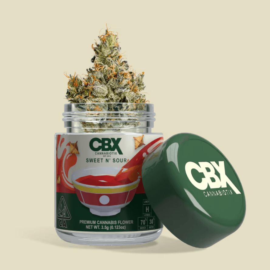 flower produced by CBX Cannabiotix Sweet & Sour