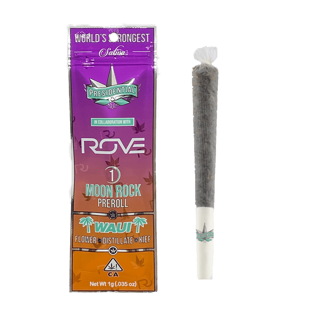 pre-roll produced by Presidential RX Waui [1g]