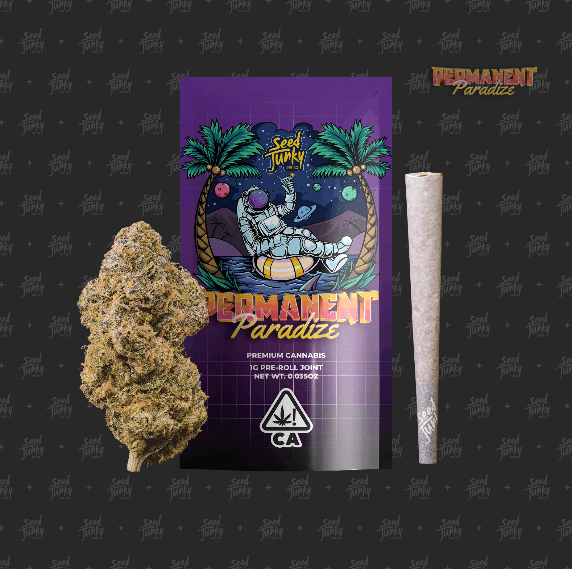 pre-roll produced by Seed Junky Genetics Permanent Paradize [1g]