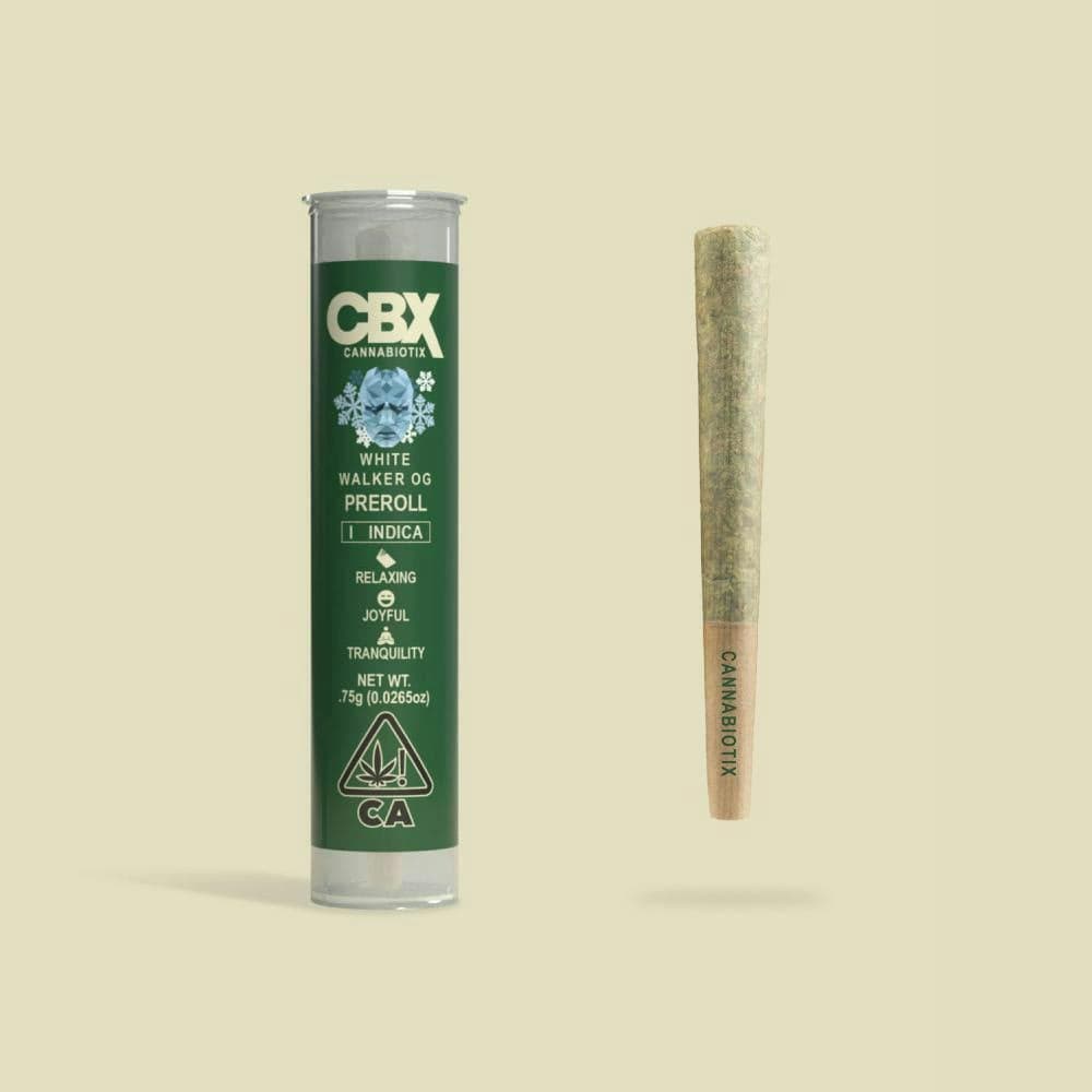 pre-roll produced by CBX Cannabiotix White Walker OG [.75g]