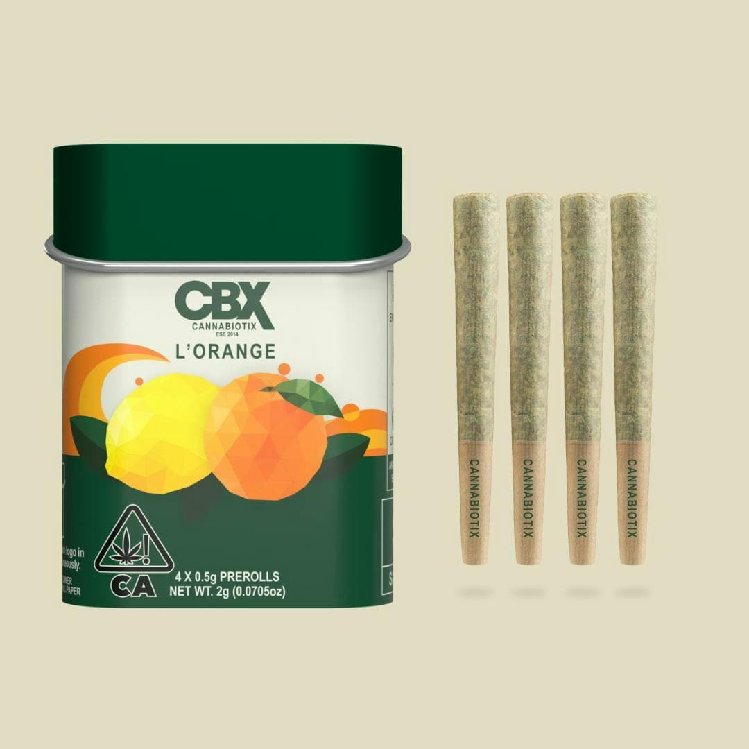 pre-roll produced by CBX Cannabiotix L'Orange [.5g]