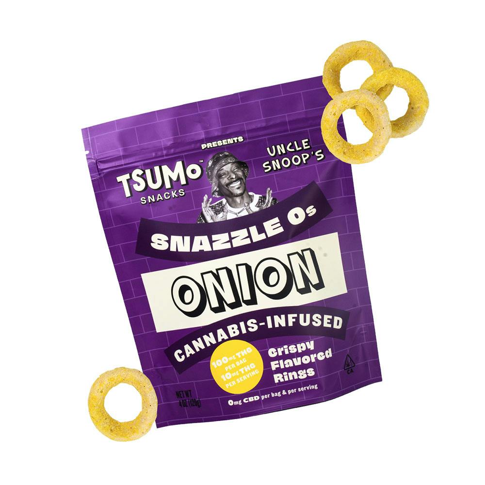 TSUMo Snacks - Onion - Crispy Flavored Rings - Multiserve (100mg)