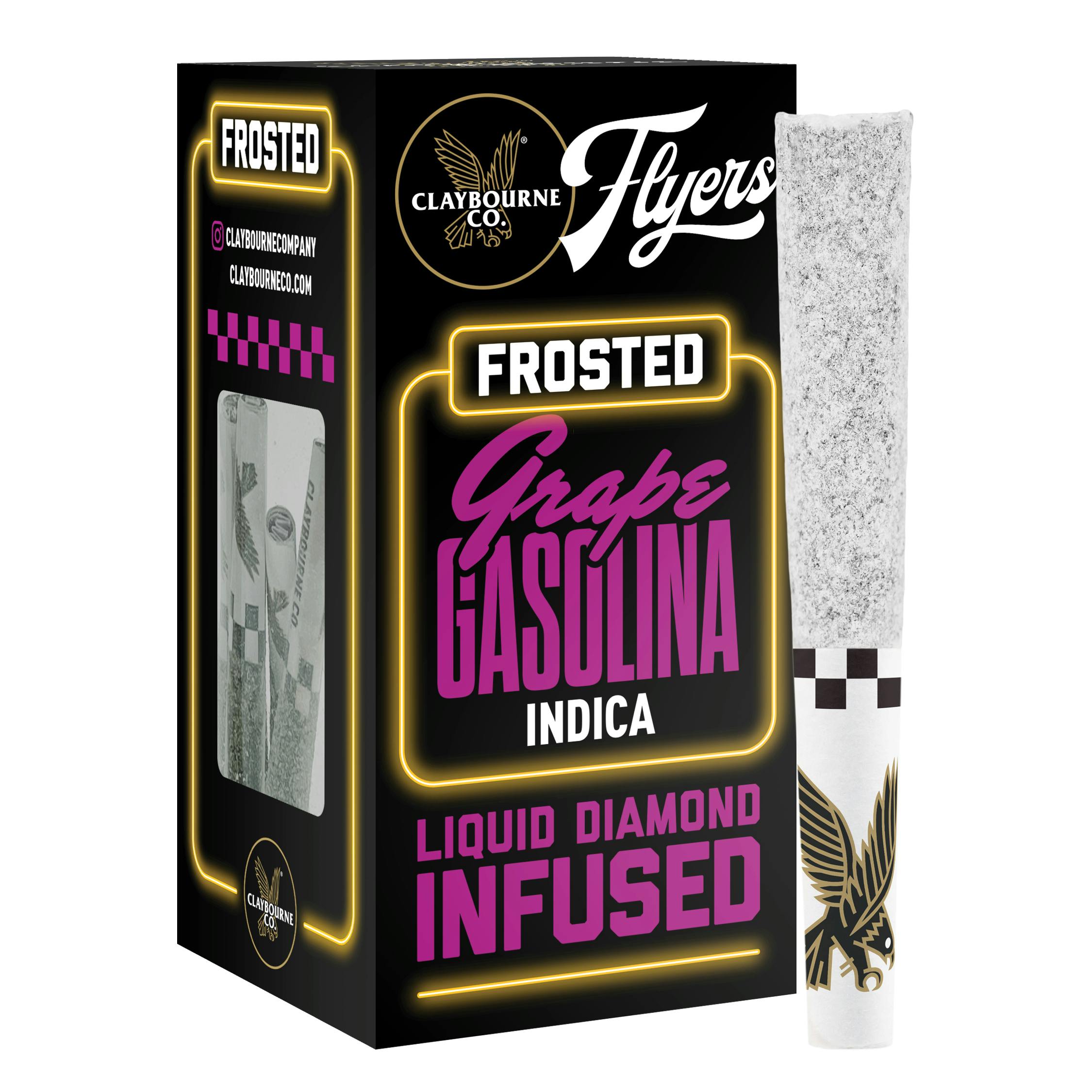 Grape Gasolina (2.5g) - Diamond Frosted Flyers Pre-Rolls