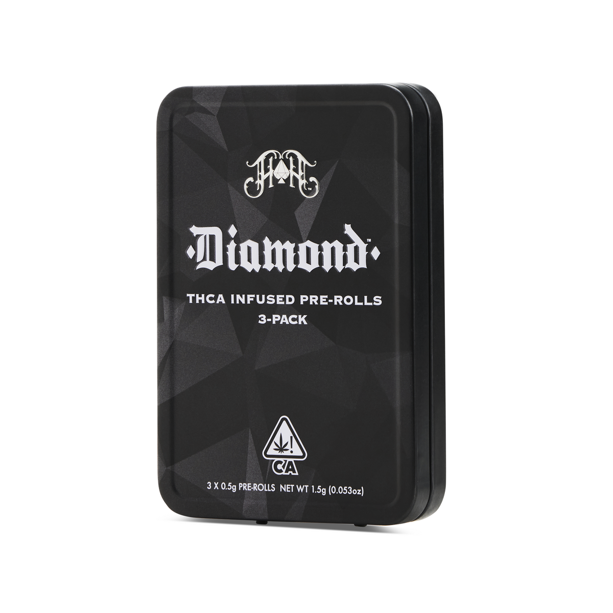 Black Haze | Sativa - Diamond THCA-Infused Pre-Rolls - 1.5G Three-Pack